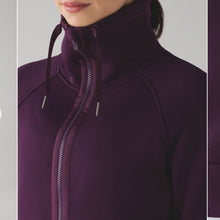 Load image into Gallery viewer, Lululemon Kick the Cold Funnel Neck Full-Zip Darkest Magenta Jacket (2) or (XS)
