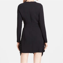 Load image into Gallery viewer, ALC Tolan Draped Wrap Long Sleeve Tuxedo Mini Dress (2)
