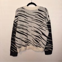 Load image into Gallery viewer, Rails Lana Wool Cashmere Tiger Print Crewneck Sweater (Medium)
