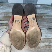 Load image into Gallery viewer, AGL Snake-Embossed Leather Block Heel Open Toe Low Heels (9)
