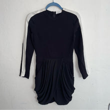 Load image into Gallery viewer, ALC Tolan Draped Wrap Long Sleeve Tuxedo Mini Dress (2)
