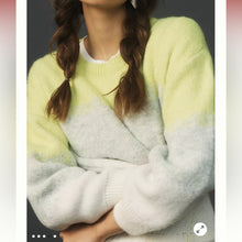 Load image into Gallery viewer, Anthropologie Maeve Neon Gradient Crewneck Sweater (Small)
