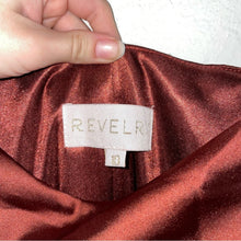 Load image into Gallery viewer, NWT Revelry Skye Satin Cinnamon Rose Cowl Neck Maxi Bridesmaid Dress (10)
