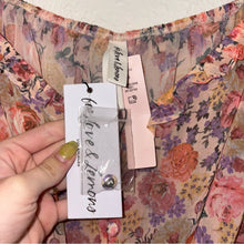 Load image into Gallery viewer, NWT For Love &amp; Lemons Gardenia Floral Sheer Lace Button-Up Robe (Small)
