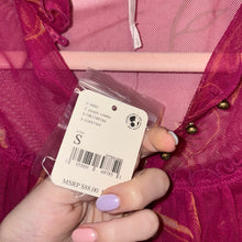 Load image into Gallery viewer, NWT Free People Time For Shine Smocked Puff Sleeve Balloon Sleeve Top (Small)
