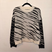 Load image into Gallery viewer, Rails Lana Wool Cashmere Tiger Print Crewneck Sweater (Medium)
