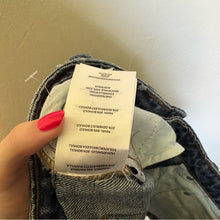 Load image into Gallery viewer, NWT One Teaspoon Venice Mid Waist Bandits Distressed Rolled Denim Shorts (31)
