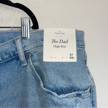 Load image into Gallery viewer, NWT Abercrombie &amp; Fitch The Dad High Rise Asymmetrical Straight Short Jeans (24W) Petite

