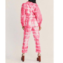 Load image into Gallery viewer, LoveShackFancy Paca Tie Dye Balloon Sleeve Full Length Coveralls Jumpsuit (0)
