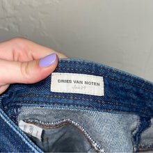 Load image into Gallery viewer, Dries Van Noten High Rise Wide Leg Flare Side Zip Sailor Jeans (0)
