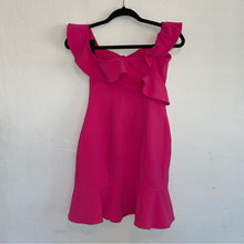 Load image into Gallery viewer, Likely Norvina Ruffle Asymmetrical One Shoulder Mini Dress (2)
