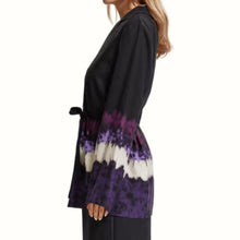 Load image into Gallery viewer, NWOT Scotch + Soda Dip Dye Printed Oversized Belted Pyjama Blazer (XS) - (Small)
