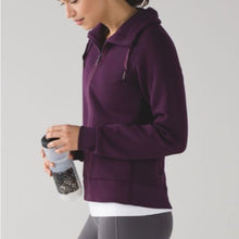 Load image into Gallery viewer, Lululemon Kick the Cold Funnel Neck Full-Zip Darkest Magenta Jacket (2) or (XS)
