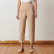 Load image into Gallery viewer, ADAY Portfolio Crossover Tailored High Rise Tapered Trouser Pants (XS)
