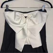 Load image into Gallery viewer, NWT Urban Outfitters Kimchi Blue Emmery Bow Strapless Mini Dress (Medium)
