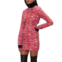 Load image into Gallery viewer, NWT RÓHE Sadie Floral Ruched Bodycon Long Sleeve Mini Dress (4)
