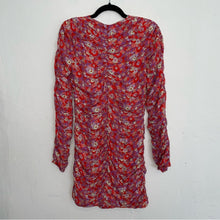 Load image into Gallery viewer, NWT RÓHE Sadie Floral Ruched Bodycon Long Sleeve Mini Dress (4)
