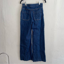 Load image into Gallery viewer, Dries Van Noten High Rise Wide Leg Flare Side Zip Sailor Jeans (0)
