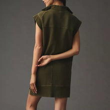 Load image into Gallery viewer, Anthropologie Daily Practice Meru Zip-Front Sweatshirt Mini Dress (XS)
