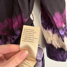 Load image into Gallery viewer, NWOT Scotch + Soda Dip Dye Printed Oversized Belted Pyjama Blazer (XS) - (Small)
