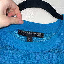 Load image into Gallery viewer, Veronica Beard Kellen Twist-Front Sleeveless Linen Knit Top (Medium)
