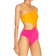 Load image into Gallery viewer, NWT Solid &amp; Striped Claudia Reversible One Shoulder Cutout One Piece Swimsuit (XS)
