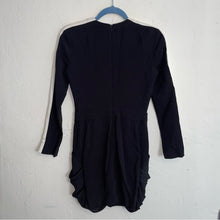 Load image into Gallery viewer, ALC Tolan Draped Wrap Long Sleeve Tuxedo Mini Dress (2)
