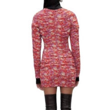 Load image into Gallery viewer, NWT RÓHE Sadie Floral Ruched Bodycon Long Sleeve Mini Dress (4)
