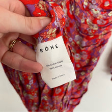 Load image into Gallery viewer, NWT RÓHE Sadie Floral Ruched Bodycon Long Sleeve Mini Dress (4)
