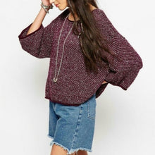 Load image into Gallery viewer, Free People Under Your Spell 3/4 Sleeve Oversized Slouchy Sweater (XS)
