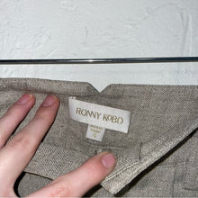 Load image into Gallery viewer, Ronny Kobo Ginevra High Rise Pleated Cuffed Trousers (Small)
