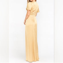 Load image into Gallery viewer, NWT Show Me Your Mumu Rome Twist V-Neck Flutter Sleeve Maxi Bridesmaid Dress (XXS)
