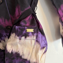 Load image into Gallery viewer, NWOT Scotch + Soda Dip Dye Printed Oversized Belted Pyjama Blazer (XS) - (Small)
