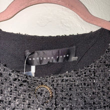 Load image into Gallery viewer, NWT Endless Rose Tweed Button-Front Patch Pocket Sleeveless Mini Dress (Medium)
