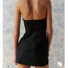 Load image into Gallery viewer, NWT Urban Outfitters Kimchi Blue Emmery Bow Strapless Mini Dress (Medium)
