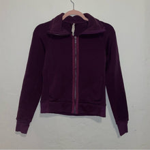 Load image into Gallery viewer, Lululemon Kick the Cold Funnel Neck Full-Zip Darkest Magenta Jacket (2) or (XS)

