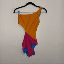 Load image into Gallery viewer, NWT Solid &amp; Striped Claudia Reversible One Shoulder Cutout One Piece Swimsuit (XS)
