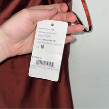 Load image into Gallery viewer, NWT Revelry Skye Satin Cinnamon Rose Cowl Neck Maxi Bridesmaid Dress (10)
