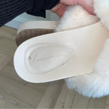 Load image into Gallery viewer, Anthropologie Remi Faux Fur Slide Slippers (W9)
