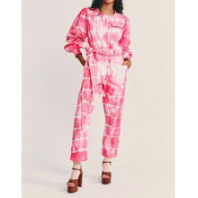 Load image into Gallery viewer, LoveShackFancy Paca Tie Dye Balloon Sleeve Full Length Coveralls Jumpsuit (0)
