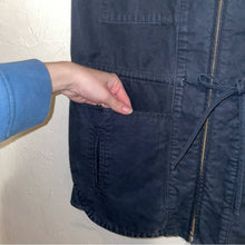 Load image into Gallery viewer, A.L.C. Taraval Utility Pocket Full-Zip Canvas Vest (XS)
