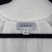 Load image into Gallery viewer, Evereve Alexia Striped Gauze V-Neck Puff Sleeve Tiered Mini Dress (XS)
