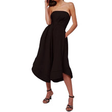 Load image into Gallery viewer, NWT C/MEO Collective Vibrant Strapless Flowy Midi Dress (XS)
