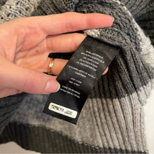 Load image into Gallery viewer, Alice + Olivia Rya Wool Blend Striped Turtleneck Funnel Neck Sweater (Small)
