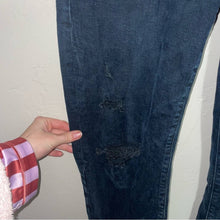 Load image into Gallery viewer, Agolde Lara Skinny Distressed Dark Wash Low Rise Jeans (29)
