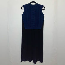 Load image into Gallery viewer, Sea New York Layered Sweater Vest Flowy Wool Silk Midi Dress (XS)
