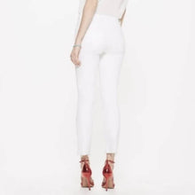 Load image into Gallery viewer, Mother The Flirt Ankle Chew Almost Innocent Distressed High Rise Skinny Jeans (28)
