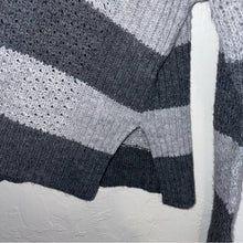 Load image into Gallery viewer, Alice + Olivia Rya Wool Blend Striped Turtleneck Funnel Neck Sweater (Small)
