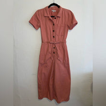 Load image into Gallery viewer, Madewell Wide Leg Crop Button-Front Utility Coveralls Jumpsuit (00)
