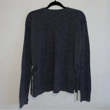 Load image into Gallery viewer, Pam &amp; Gela Dream Embroidered Wool Blend Split Side Bow Tie Sweater (Medium)
